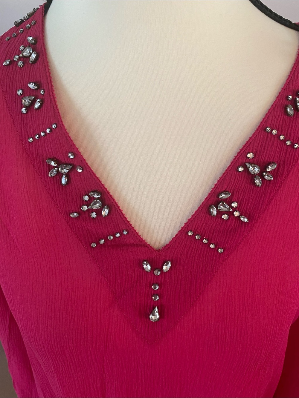 Chicos size 0 100 % silk Karly tunic top NWT - Picture 2 of 7